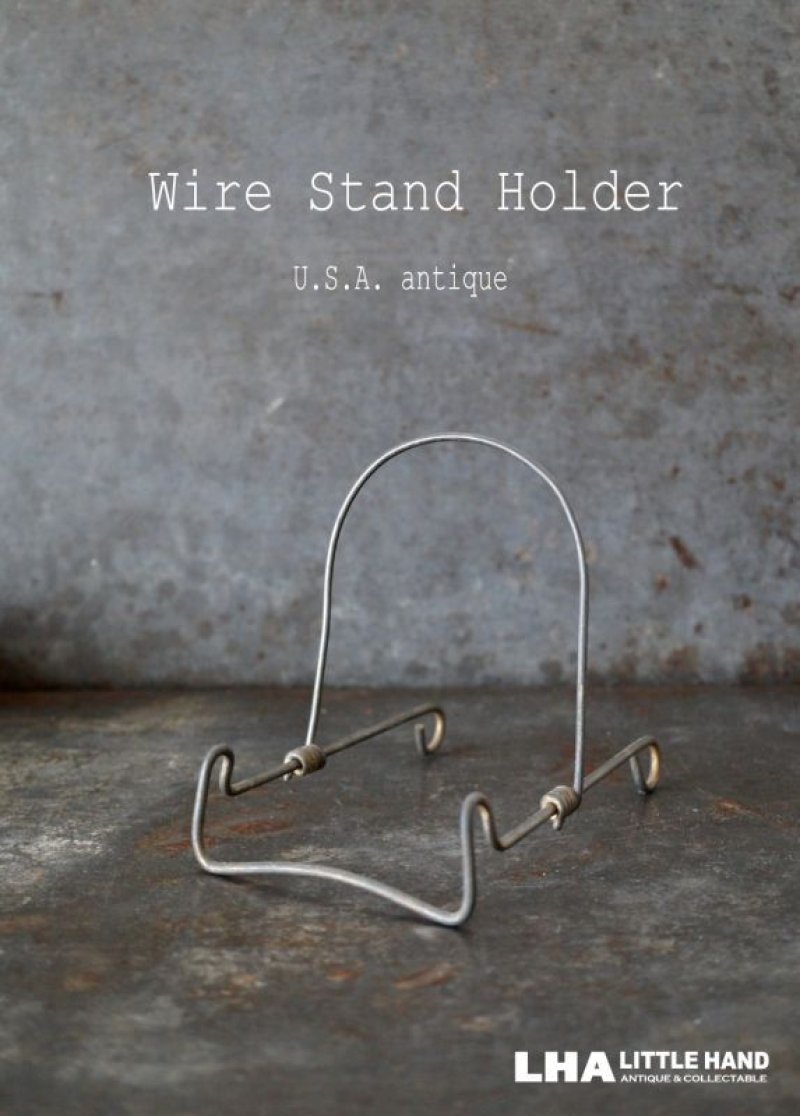 画像1: USA antique Wire Stand Holder アメリカアンティーク ワイヤ スタンドホルダー(S) ヴィンテージ ブックスタンド プレートスタンド 1970-80's
