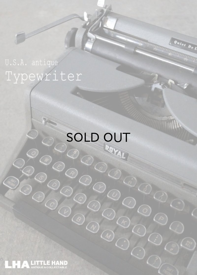 画像1: U.S.A. antique ROYAL Typewriter アメリカアンティーク ロイヤル タイプライター 1950-70's