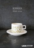 画像1: ENGLAND antique HORNSEA  FLEUR C&S イギリスアンティーク ホーンジー フルール カップ＆ソーサー C&S 1970-80's ヴィンテージ コーヒーカップ ティーカップ (1)