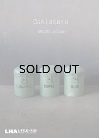 ENGLAND antique Canisters イギリスアンティーク キャニスター 缶 3SET 1920-50's