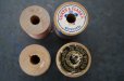 画像3: U.S.A. antique Wooden Spools アメリカアンティーク 木製スプール 糸巻き 糸 4個セット  ヴィンテージ 1950-70's (3)