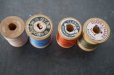 画像4: U.S.A. antique Wooden Spools アメリカアンティーク 木製スプール 糸巻き 糸 4個セット  ヴィンテージ 1950-70's (4)
