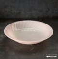 U.S.A. vintage Fire-king Pink Soup Plate アメリカヴィンテージ ファイヤーキング ピンク スワール スーププレート 1949-62's