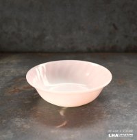 U.S.A. vintage Fire-king Pink Dessert Bowl アメリカヴィンテージ ファイヤーキング ピンク スワール デザートボウル 1949-62's