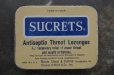 画像2: USA antique SUCRETS TIN アメリカアンティーク サクレット ティン缶 ブリキ缶 ヴィンテージ 1960-80's  (2)