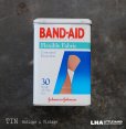 画像1: USA antique BAND-AID TIN アメリカアンティーク ジョンソン&ジョンソン BAND-AID バンドエイド缶 絆創膏 ヴィンテージ 1992's  (1)