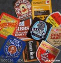 ENGLAND antique Brewery Bottle Labels 10pcs イギリスアンティーク 醸造所 ボトルラベル ヴィンテージ 10枚SET デッドストック未使用品 1970-80's