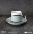 画像1: ENGLAND antique DENBY  ROMANCE C&S イギリスアンティーク デンビー カップ＆ソーサー ヴィンテージ 1970-80's (1)