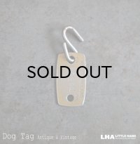 U.S.A. antique Dog Tag アメリカアンティーク ヴィンテージ ドッグタグ 1983's ロゴ入り ナンバープレート ナンバータグ タグ