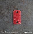 画像1: U.S.A. antique Dog Tag アメリカアンティーク ヴィンテージ ドッグタグ 1990's ロゴ入り ナンバープレート ナンバータグ タグ (1)