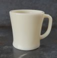 画像3: U.S.A. vintage Fire-king D handle mug ファイヤーキング アイボリー シェービング Dハンドルマグ ヴィンテージ 1950's (3)