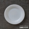 U.S.A. vintage Fire-king White SWIRL Salad Plate アメリカヴィンテージ ファイヤーキング ホワイト スワール サラダプレート 1951-60's