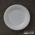 U.S.A. vintage Fire-king White SWIRL Salad Plate アメリカヴィンテージ ファイヤーキング ホワイト スワール サラダプレート 1951-60's