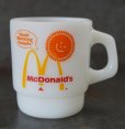 画像2: U.S.A. vintage Fire-king Mug McDonald's CANADA アメリカヴィンテージ ファイヤーキング マクドナルド グッドモーニングカナダ マグ マグカップ ヴィンテージ 1960-76's (2)