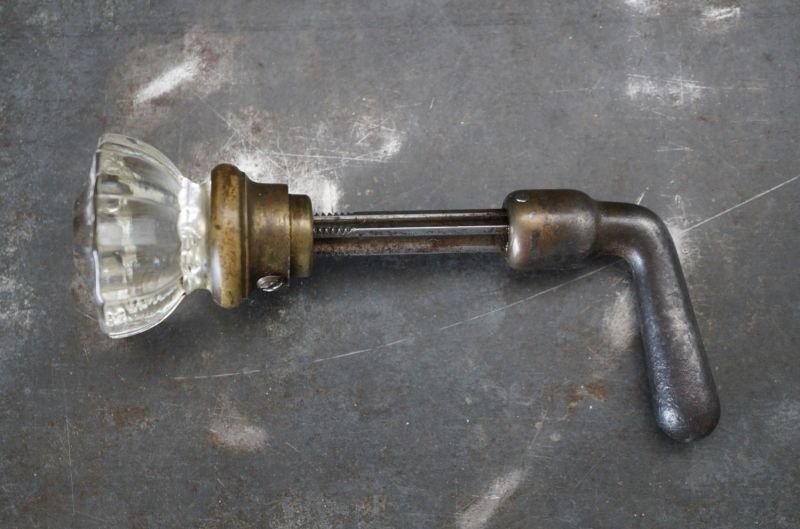 画像2: U.S.A. antique Doorknob アメリカアンティーク ガラスドアノブ・ドアハンドル 1930－60's