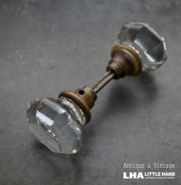 U.S.A. antique Doorknob アメリカアンティーク ガラスドアノブ・ドアハンドル 1930－60's