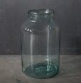 画像2: FRANCE antique Large Glass Bottle フランスアンティーク 大きな ガラスボトル H35cm デミジョンボトル 花瓶 1920-50's (2)