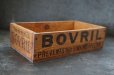 画像2: 【RARE】ENGLAND antique BOVRIL BOX (S) イギリスアンティーク 木製 ウッドボックス  Sサイズ 木箱 1910-30's   (2)