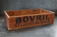 画像3: 【RARE】ENGLAND antique BOVRIL BOX イギリスアンティーク 木製 ウッドボックス 木箱 1910-30's  