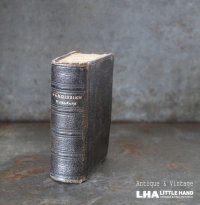 FRANCE antique Book フランス アンティーク ブック 小さな 聖書 古書 洋書 本 1889's