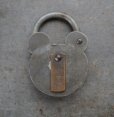 画像2: FRANCE antique PADROCK Mo Key ADR フランスアンティーク クマ型 刻印入 パドロック 南京錠 ヴィンテージ ビンテージ 1930－50's (2)