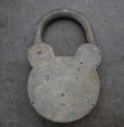 画像4: FRANCE antique PADROCK Mo Key フランスアンティーク クマ型 パドロック 南京錠 ヴィンテージ ビンテージ 1930－50's (4)