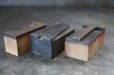 画像4: U.S.A. antique Letterpress EAT アメリカアンティーク 木製プリンターブロック 3個 Ｈ5ｃｍ ヴィンテージ スタンプ ビンテージ はんこ 数字 1900-40's  (4)
