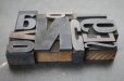 画像5: U.S.A. antique Letterpress 10cs アメリカアンティーク 木製プリンターブロック 10個セット H6.4cm〜H3.4cm  ヴィンテージ スタンプ ビンテージ はんこ 1900-60's 