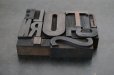 画像4: U.S.A. antique Letterpress 10cs アメリカアンティーク 木製プリンターブロック 10個セット H7.5cm〜H3.4cm  ヴィンテージ スタンプ ビンテージ はんこ 1900-60's 