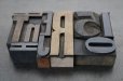 画像5: U.S.A. antique Letterpress 10cs アメリカアンティーク 木製プリンターブロック 10個セット H8.5cm〜H3.4cm  ヴィンテージ スタンプ ビンテージ はんこ 1900-60's 