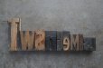 画像8: U.S.A. antique Letterpress 10cs アメリカアンティーク 木製プリンターブロック 10個セット H8.5cm〜H3.4cm  ヴィンテージ スタンプ ビンテージ はんこ 1900-60's 