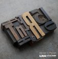 画像1: U.S.A. antique Letterpress 10cs アメリカアンティーク 木製プリンターブロック 10個セット H8.5cm〜H3.4cm  ヴィンテージ スタンプ ビンテージ はんこ 1900-60's  (1)