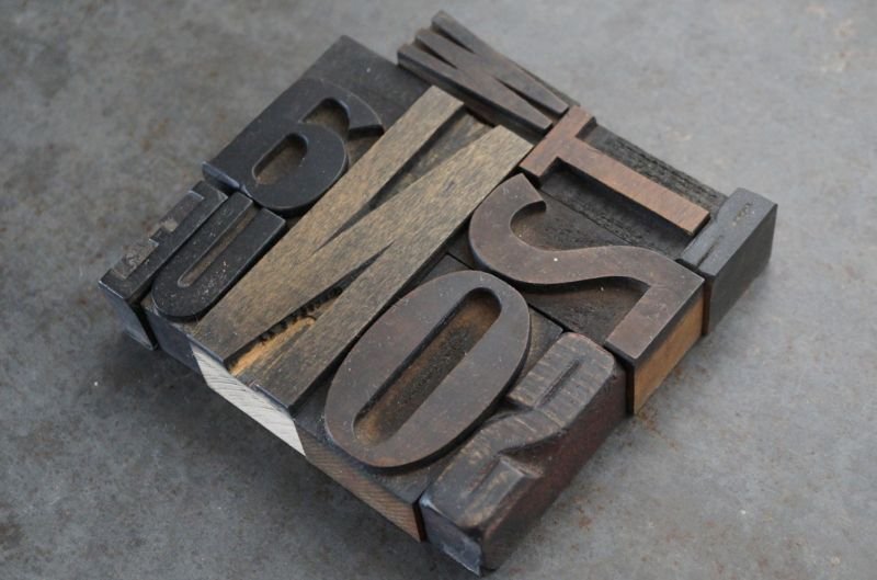 画像2: U.S.A. antique Letterpress 10cs アメリカアンティーク 木製プリンターブロック 10個セット H8.5cm〜H2.5cm  ヴィンテージ スタンプ ビンテージ はんこ 1900-60's 