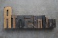 画像8: U.S.A. antique Letterpress 10cs アメリカアンティーク 木製プリンターブロック 10個セット H8.5cm〜H3.4cm  ヴィンテージ スタンプ ビンテージ はんこ 1900-60's 