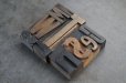 画像4: U.S.A. antique Letterpress 10cs アメリカアンティーク 木製プリンターブロック 10個セット H8.5cm〜H3.4cm  ヴィンテージ スタンプ ビンテージ はんこ 1900-60's  (4)