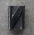 画像2: U.S.A. antique Letterpress 【N】アメリカアンティーク 木製プリンターブロック Ｈ5ｃｍ ヴィンテージ スタンプ ビンテージ はんこ 数字 1900-40's  (2)