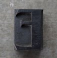 画像2: U.S.A. antique Letterpress 【E】アメリカアンティーク 木製プリンターブロック Ｈ5ｃｍ ヴィンテージ スタンプ ビンテージ はんこ 数字 1900-40's  (2)