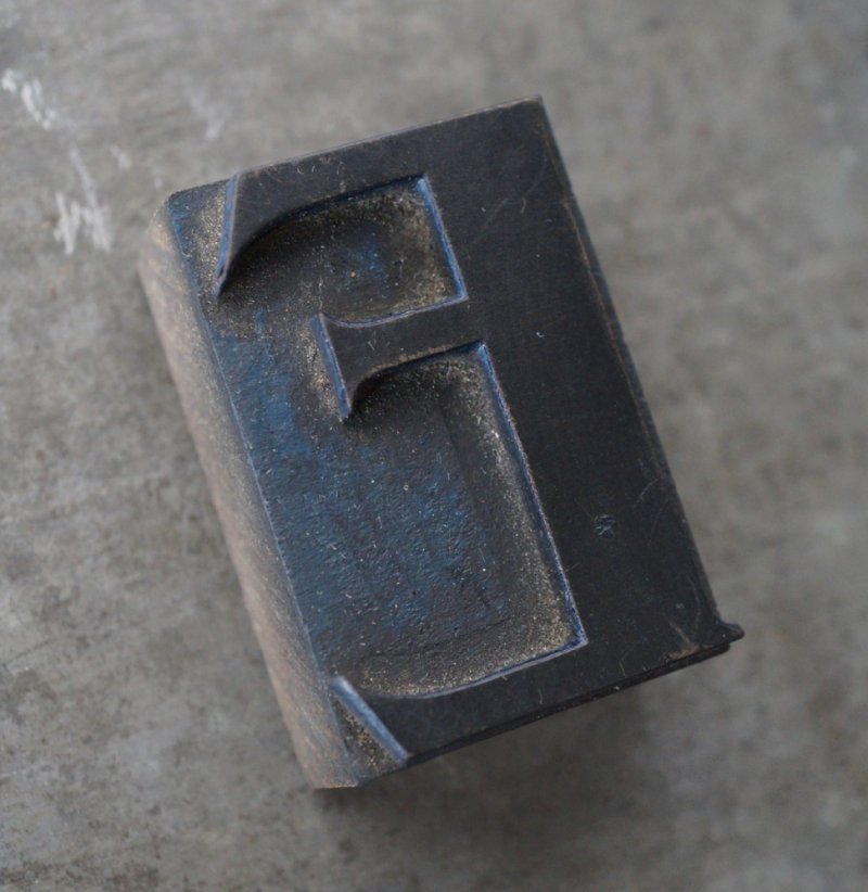画像3: U.S.A. antique Letterpress 【E】アメリカアンティーク 木製プリンターブロック Ｈ5ｃｍ ヴィンテージ スタンプ ビンテージ はんこ 数字 1900-40's 