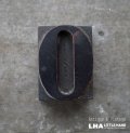 U.S.A. antique Letterpress 【O】アメリカアンティーク 木製プリンターブロック Ｈ5ｃｍ ヴィンテージ スタンプ ビンテージ はんこ 数字 1900-40's 
