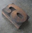 画像3: U.S.A. antique Letterpress 【6】アメリカアンティーク 木製プリンターブロック BIG/Ｈ7.5ｃｍ ヴィンテージ スタンプ ビンテージ はんこ 数字 1900-40's  (3)