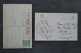 画像3: ENGLAND antique POST CARD 2pcs イギリスアンティー ポストカード 2枚セット  ヴィンテージ 葉書 ビンテージ 1910-30's (3)