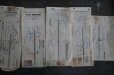 画像2: FRANCE antique RECEIPT 5pcs フランスアンティーク 領収証 領収書 古い紙 5枚セット 1930-40's ヴィンテージ 紙 ビンテージ (2)