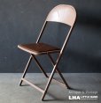 画像1: U.S.A. antique HAMPDEN SPELIALTY PRODUCTS Inc. FOLDING CHAIR アメリカアンティーク フォールディングチェア ビンテージ 折りたたみ椅子 ヴィンテージ 1960-90's (1)