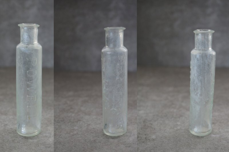 画像2: ENGLAND antique Glass Bottle イギリスアンティーク ガラスボトル H10.7cm ガラス瓶 1900-20's