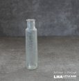 画像1: ENGLAND antique Glass Bottle イギリスアンティーク ガラスボトル H10.7cm ガラス瓶 1900-20's (1)