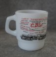 画像4: U.S.A. vintage Fire-king Mug C.B.’ER  アメリカヴィンテージ ファイヤーキング C.B.’ER   マグ マグカップ 1960-76's (4)