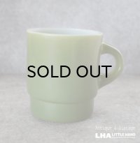 U.S.A. vintage Fire-king Mug Stacking Mug アメリカヴィンテージ ファイヤーキング スタッキング 緑 マグ マグカップ 1960-76's