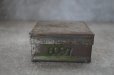 画像5: ENGLAND antique TEA TIN with LID イギリスアンティーク フタ付きロゴ・ナンバー入り紅茶缶(正方形) サンプル ティン缶 ブリキ缶 1920-30's 