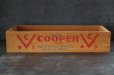 画像2: USA antique COOPER BRAND Cheese Box アメリカアンティーク 木製チーズボックス  ヴィンテージ 木箱 1930-1940's (2)