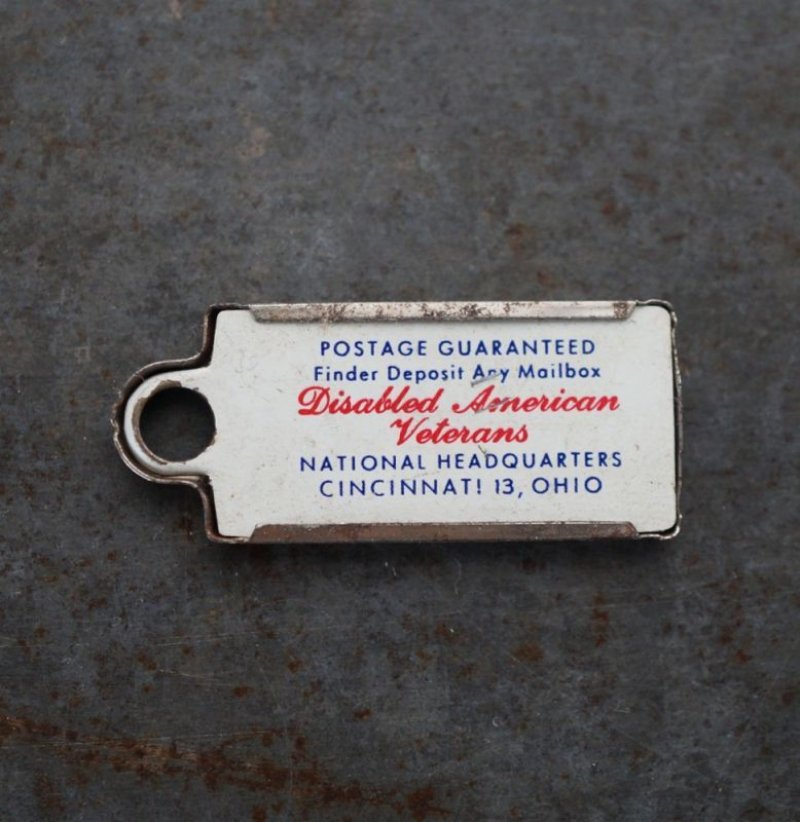 画像3: U.S.A. antique Number Tag アメリカアンティーク ナンバータグ ナンバープレート　キーホルダー 1967's 